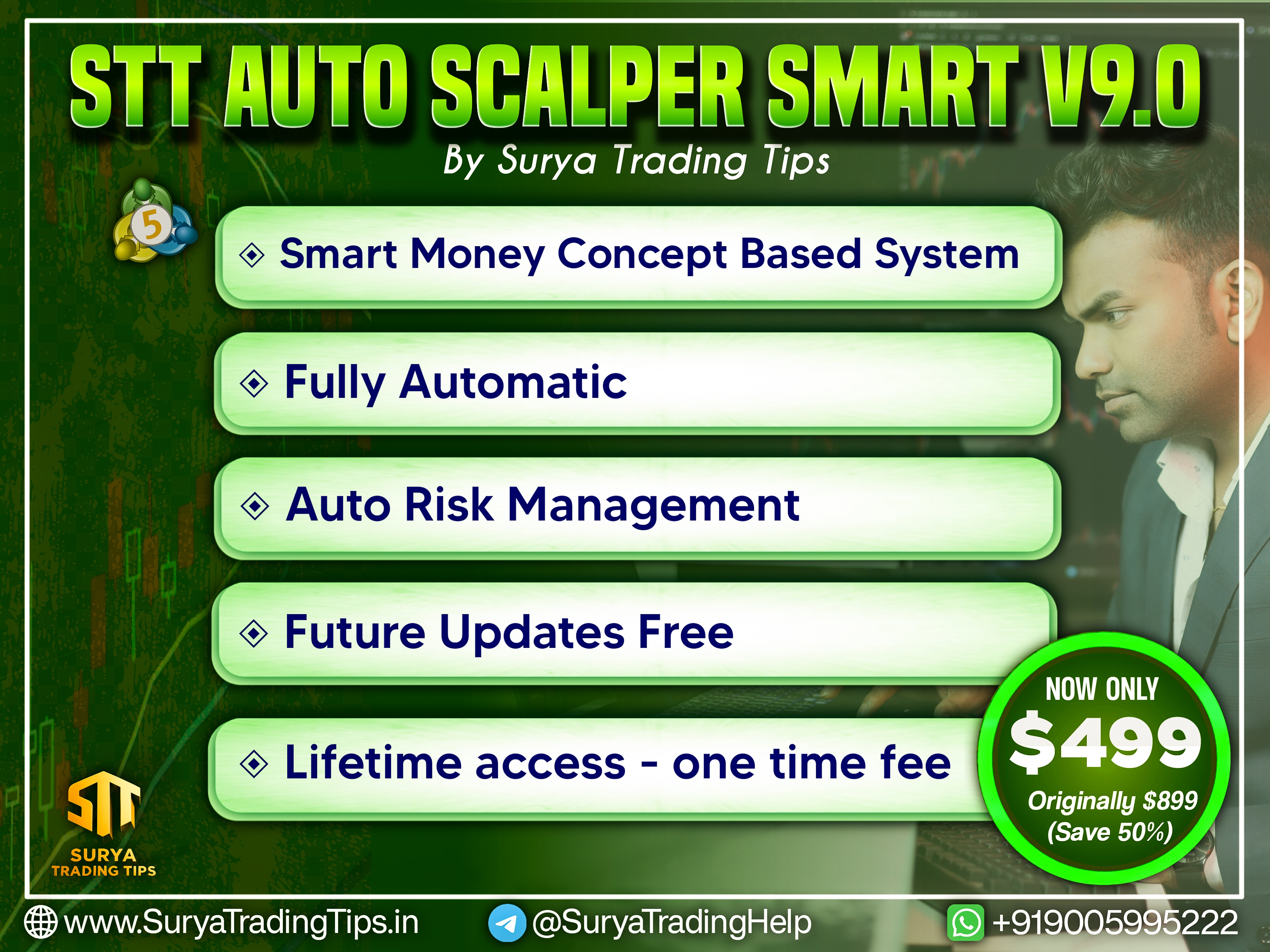 STT Auto EA For MT5 v9.0 – Auto Scalper